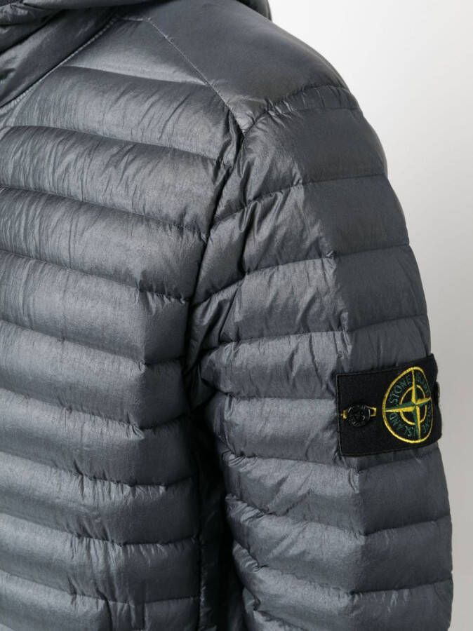 Stone Island Gewatteerd jack Grijs