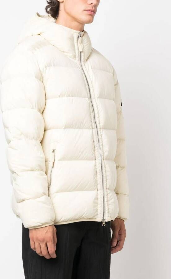 Stone Island Donsjas met capuchon Beige