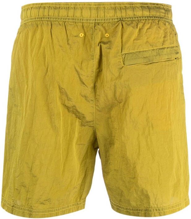 Stone Island Zwembroek met elastische taille Geel