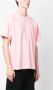 Stone Island T-shirt met geborduurd logo Roze - Thumbnail 3
