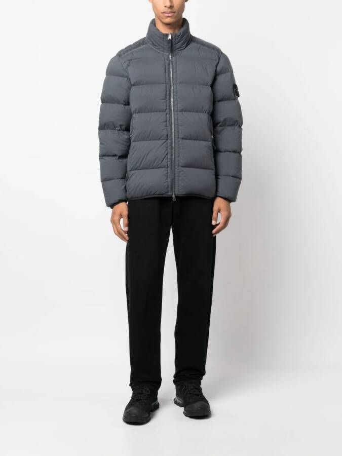Stone Island Gewatteerd jack Grijs