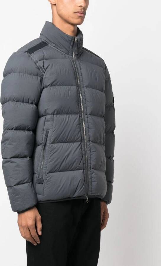 Stone Island Gewatteerd jack Grijs