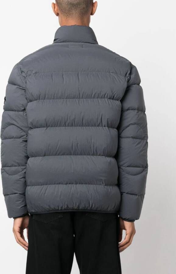 Stone Island Gewatteerd jack Grijs