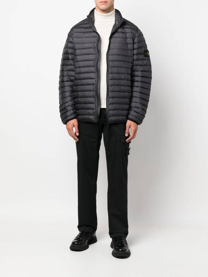Stone Island Gewatteerd jack Grijs