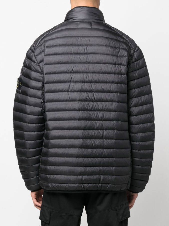 Stone Island Gewatteerd jack Grijs