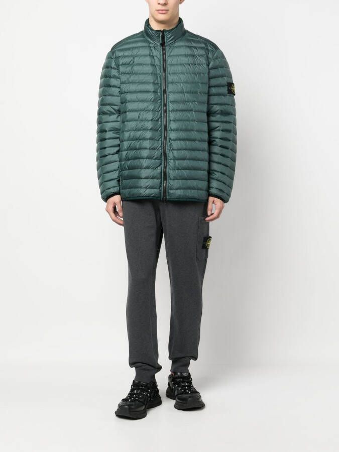 Stone Island Gewatteerd jack Groen