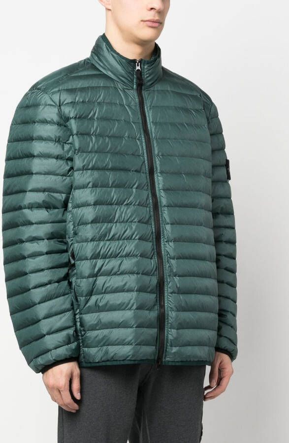 Stone Island Gewatteerd jack Groen