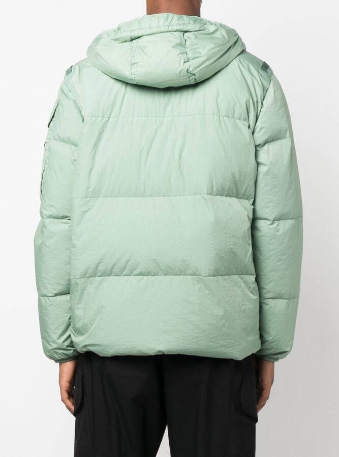 Stone Island Gewatteerd jack Groen