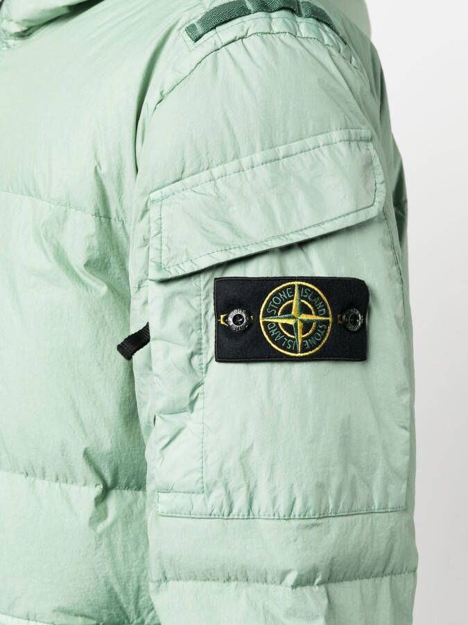 Stone Island Gewatteerd jack Groen