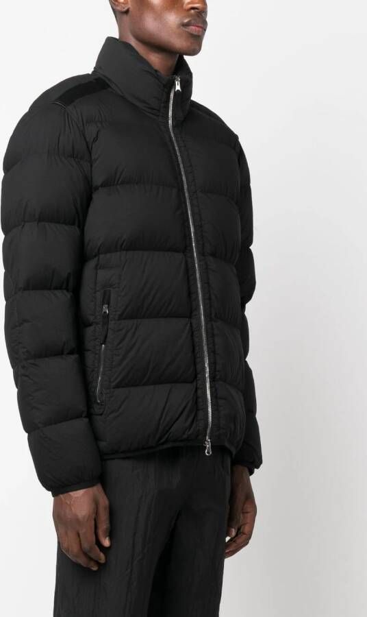 Stone Island Gewatteerd jack Zwart