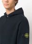 Stone Island Hoodie met Compass-logopatch Blauw - Thumbnail 4