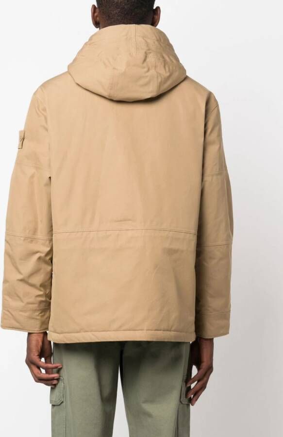 Stone Island Jack met capuchon Beige