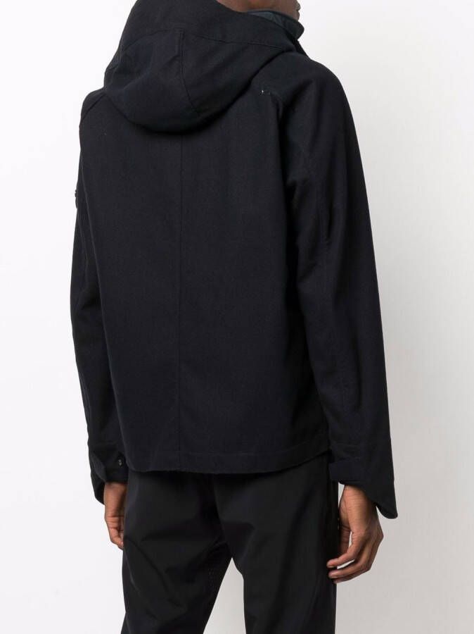 Stone Island Jack met capuchon Blauw