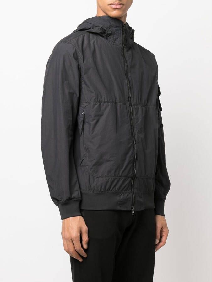 Stone Island Jack met capuchon Grijs
