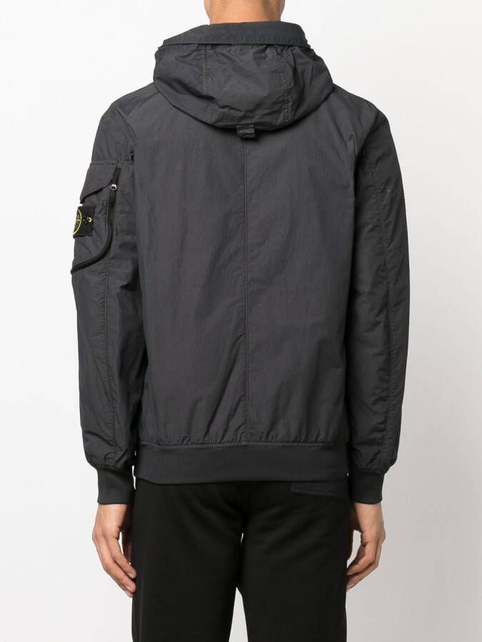 Stone Island Jack met capuchon Grijs