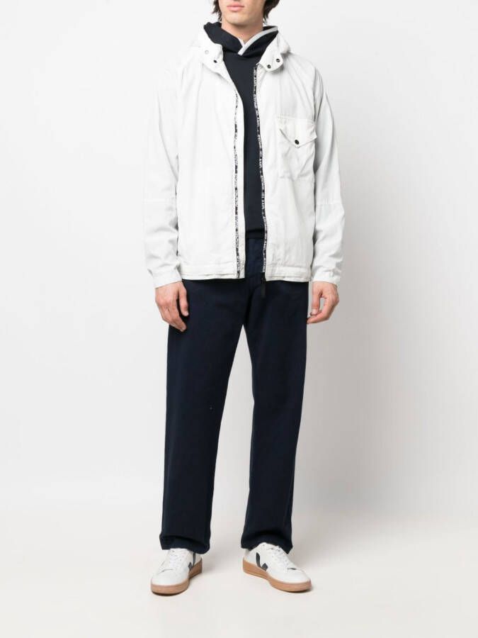Stone Island Jack met capuchon Grijs