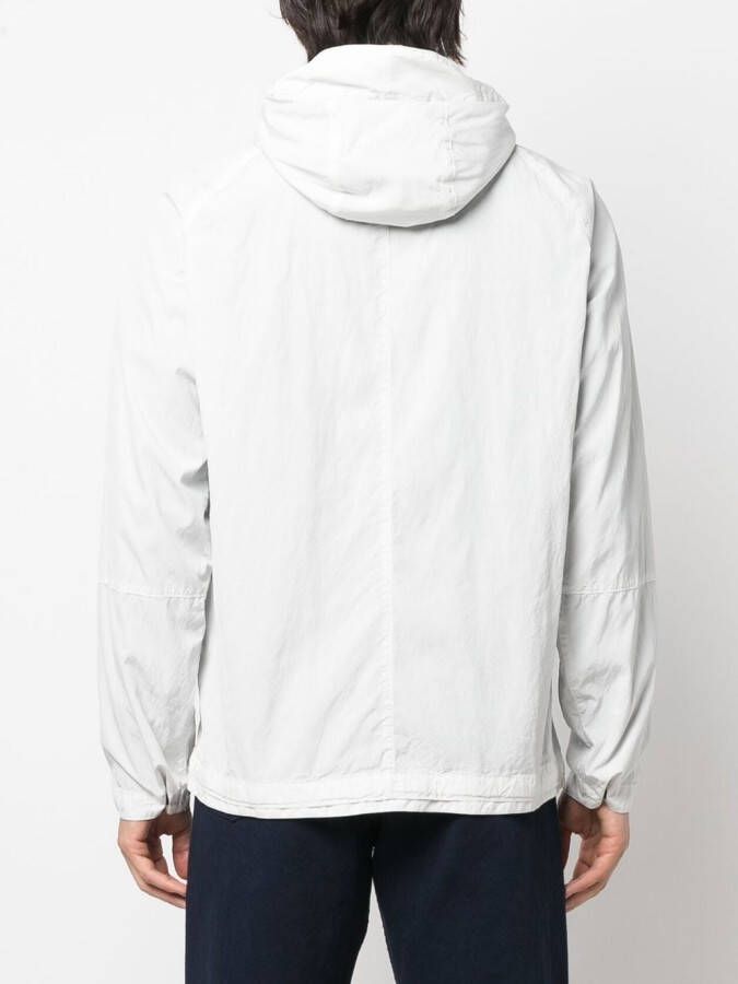 Stone Island Jack met capuchon Grijs
