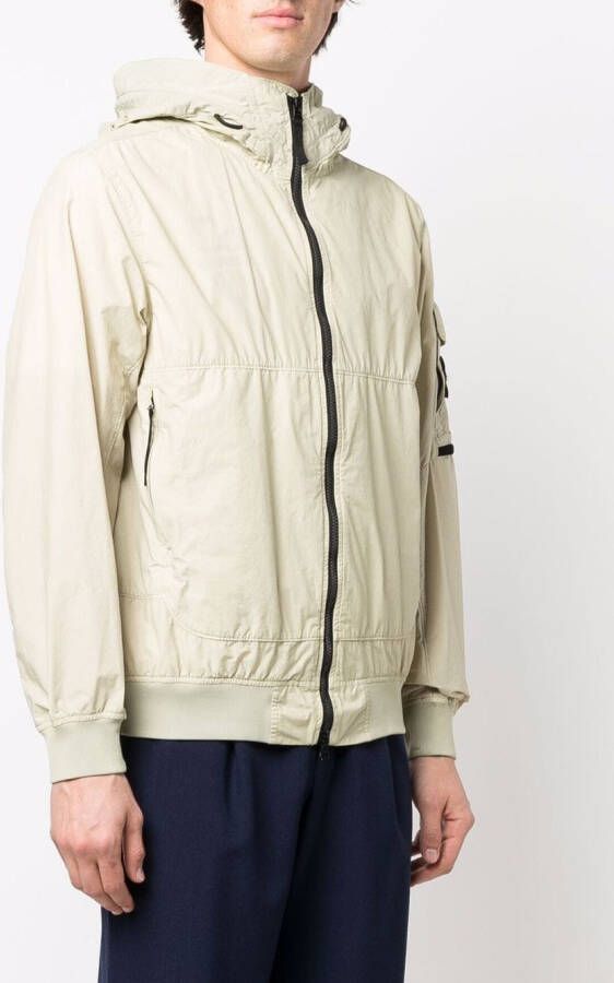 Stone Island Jack met capuchon Groen