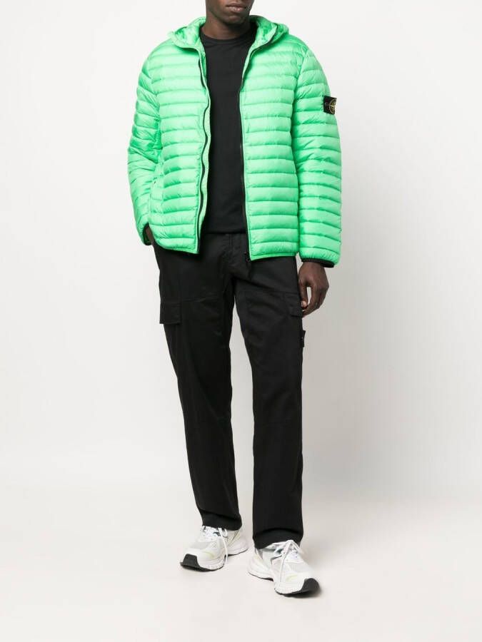Stone Island Jack met capuchon Groen