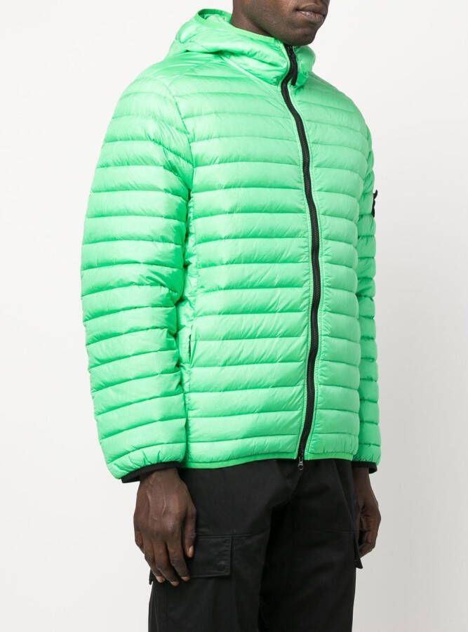 Stone Island Jack met capuchon Groen