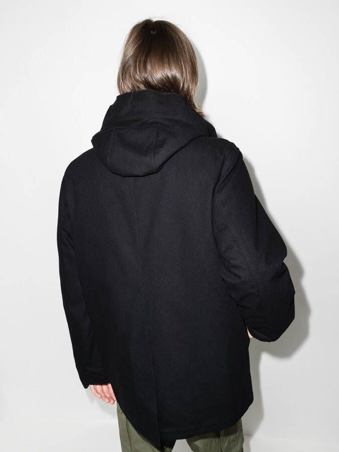 Stone Island Jack met capuchon Zwart
