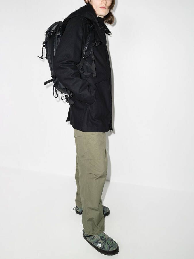 Stone Island Jack met capuchon Zwart