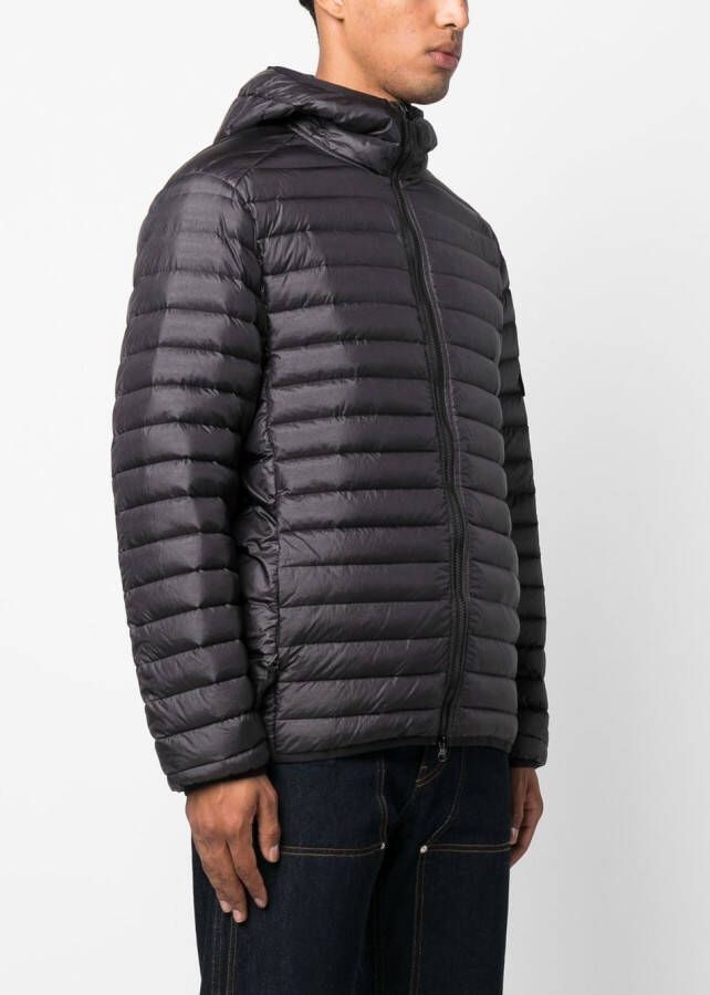 Stone Island Jack met gewatteerde vlakken Zwart