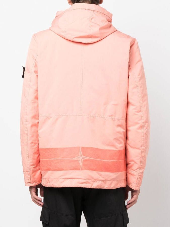 Stone Island David-TC parka met capuchon Oranje