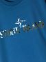 Stone Island Junior T-shirt met logoprint Blauw - Thumbnail 3