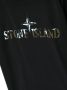 Stone Island Junior T-shirt met logoprint Zwart - Thumbnail 3
