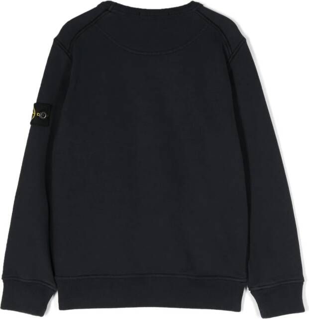 Stone Island Junior Katoenen sweater Blauw