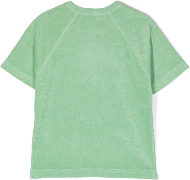 Stone Island Junior T-shirt met print Groen