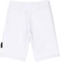 Stone Island Junior Trainingsshorts met badge Wit - Thumbnail 2