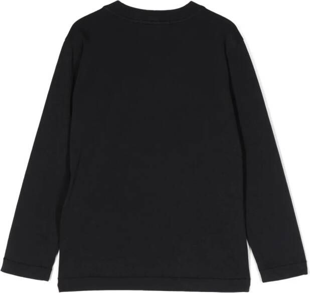 Stone Island Junior T-shirt met Compass-logopatch Blauw