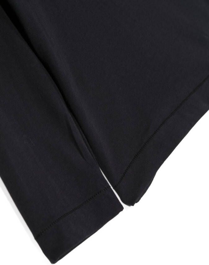 Stone Island Junior T-shirt met Compass-logopatch Blauw