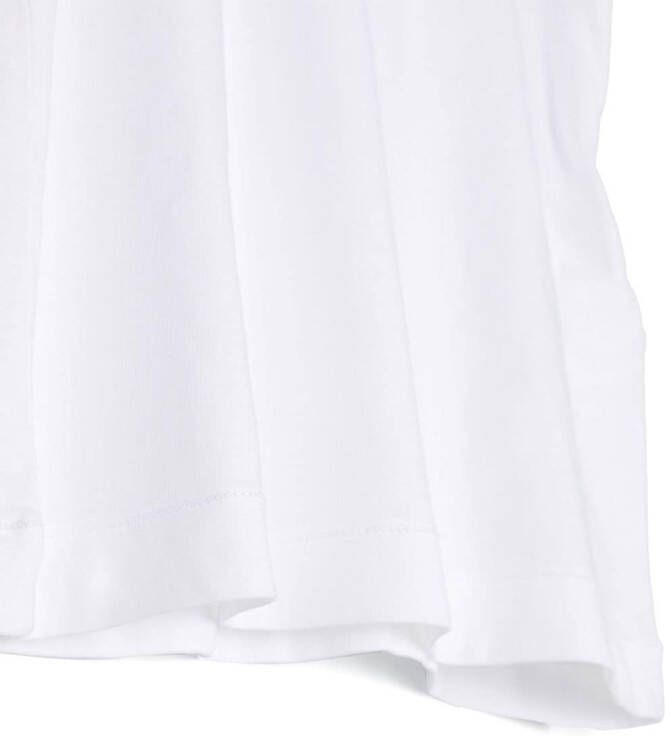 Stone Island Junior T-shirt met patch Wit