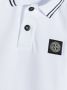 Stone Island Junior Poloshirt met Compass-logopatch Wit - Thumbnail 3