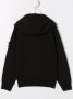 Stone Island Junior Hoodie met logopatch Zwart - Thumbnail 2