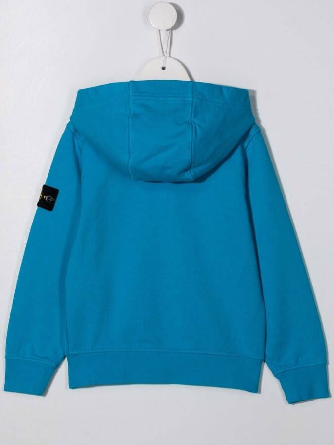 Stone Island Junior Jack met capuchon Blauw
