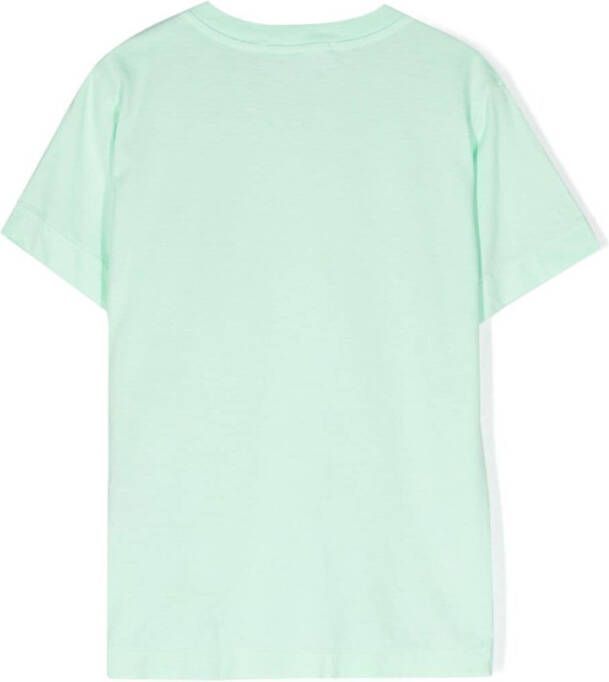 Stone Island Junior T-shirt met logopatch Groen