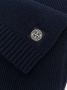 Stone Island Junior Ribgebreide sjaal Blauw - Thumbnail 2