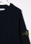 Stone Island Junior Ribgebreide trui Blauw - Thumbnail 3