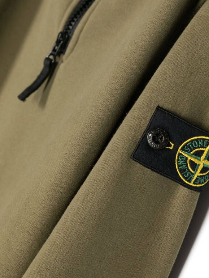 Stone Island Junior Sweater met patroon Groen