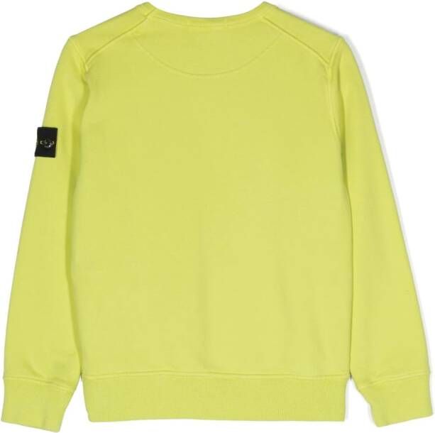 Stone Island Junior Sweater met print Groen