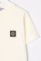 Stone Island Junior T-shirt met logopatch Geel - Thumbnail 3