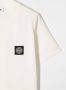 Stone Island Junior T-shirt met logopatch Wit - Thumbnail 3