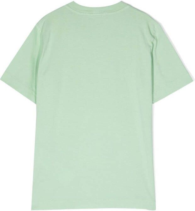 Stone Island Junior T-shirt met patch Groen