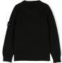 Stone Island Junior Trui met logopatch Zwart - Thumbnail 2