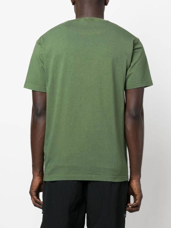 Stone Island Katoenen T-shirt Groen