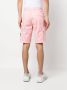 Stone Island Bermuda shorts met logopatch Roze - Thumbnail 4